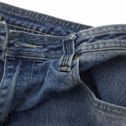 Jeans Straight Raw Denim